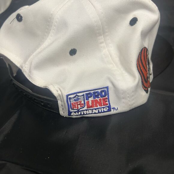 VTG Cincinnati Bengals NFL Pro Line Snapback Hat Cap White Adjustable - Picture 4 of 8